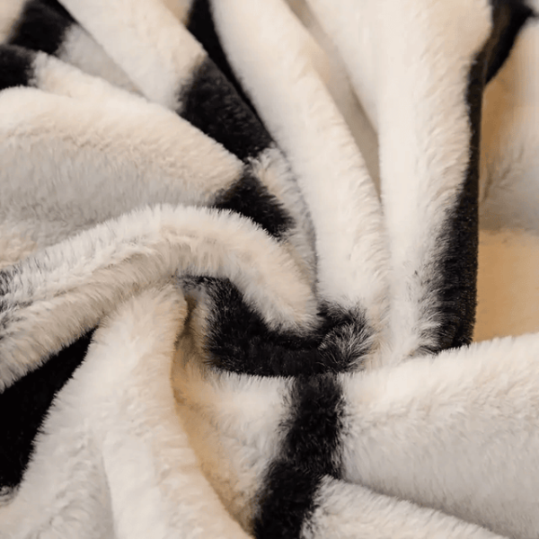 Zebra Stripe Sofa Cover - Plush & Pet-Friendly, Anti-Scratch - Image 7