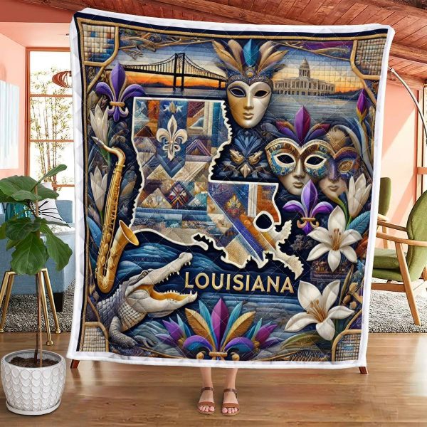 Best Louisiana Design Quilt LA33 - Image 2