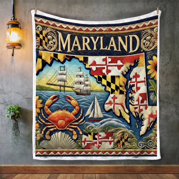Best Maryland Design Quilt MD35 - Image 2
