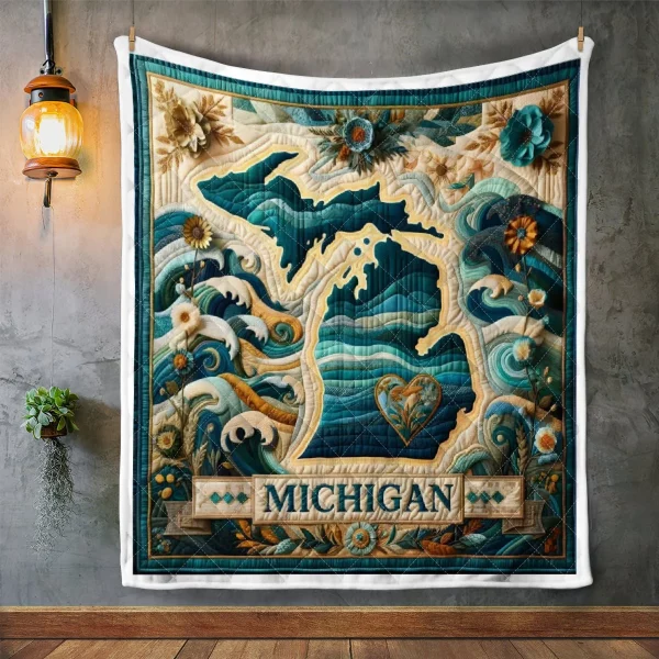 Best Michigan Design Quilt MCG100 - Image 2