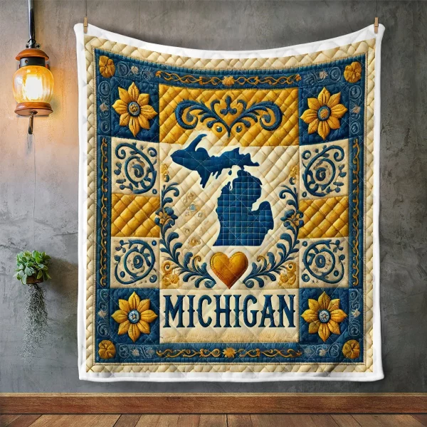 Best Michigan Design Quilt MCG53 - Image 2