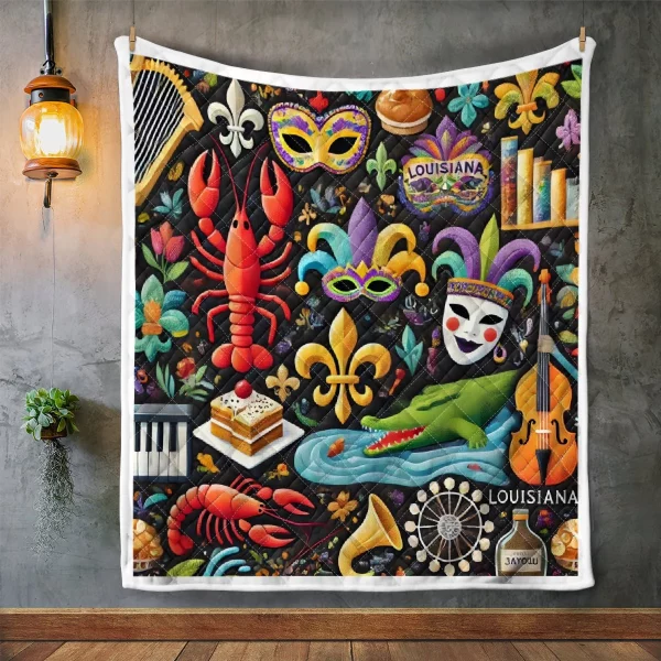Best Louisiana Design Quilt LA55 - Image 2