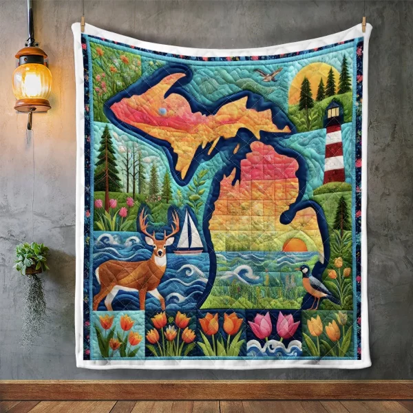 Best Michigan Design Quilt MCG98 - Image 2