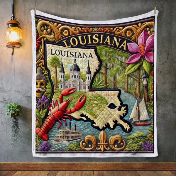 Best Louisiana Design Quilt LA29 - Image 2