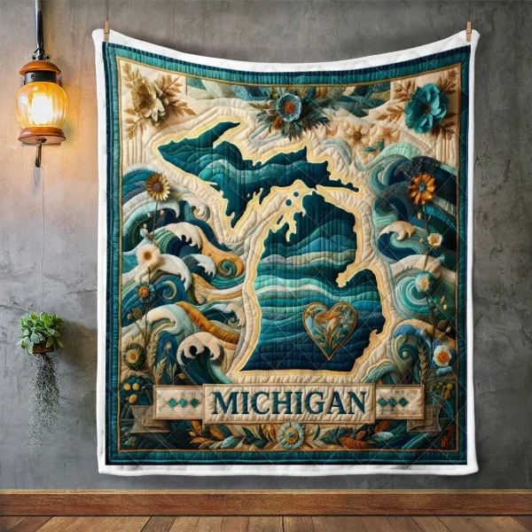 Best Michigan Design Quilt MCG23 - Image 2