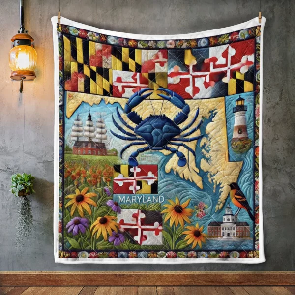Best Maryland Design Quilt MD75 - Image 2