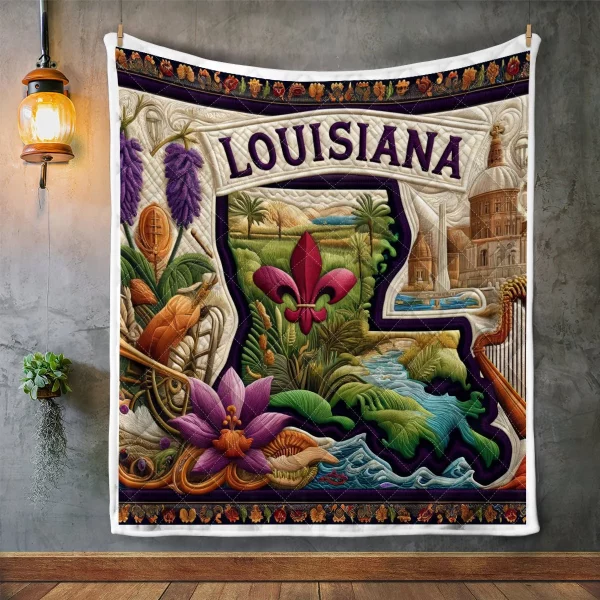 Best Louisiana Design Quilt LA08 - Image 2