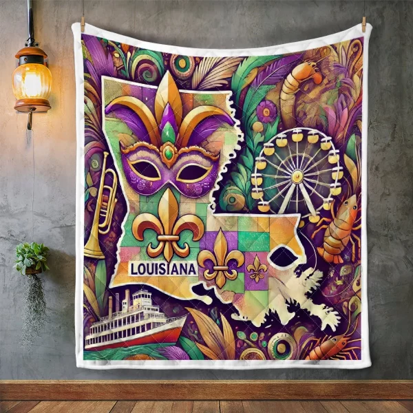 Best Louisiana Design Quilt LA32 - Image 2