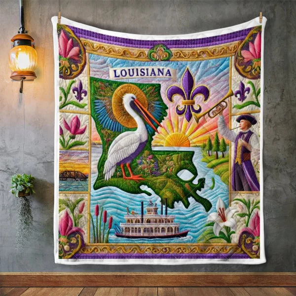 Best Louisiana Design Quilt LA25 - Image 2
