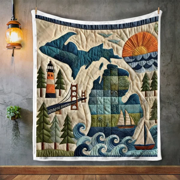 Best Michigan Design Quilt MCG48 - Image 2