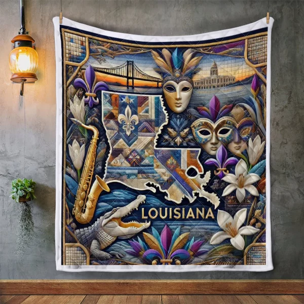 Best Louisiana Design Quilt LA36 - Image 2