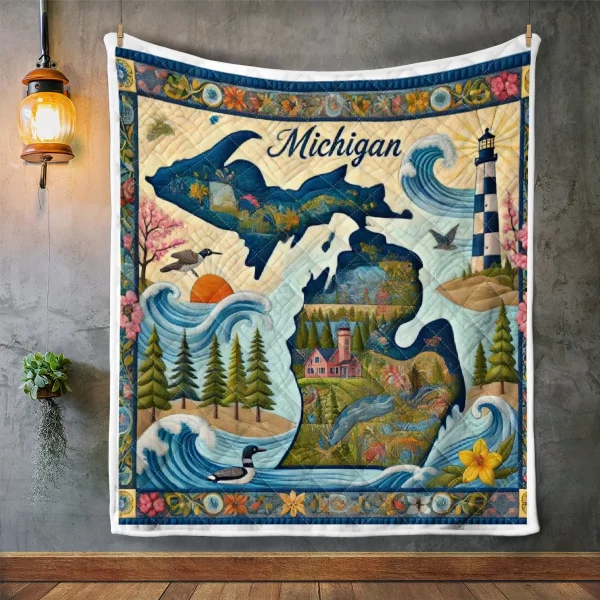 Best Michigan Design Quilt MCG41 - Image 2