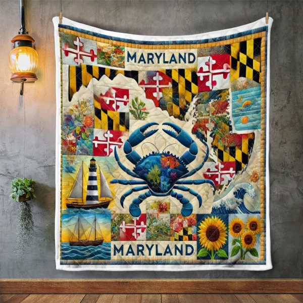 Best Maryland Design Quilt MD23 - Image 2