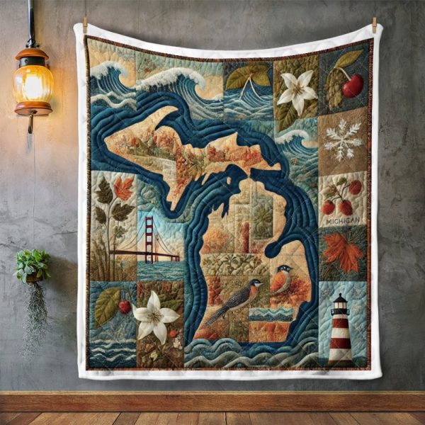 Best Michigan Design Quilt MCG54 - Image 2