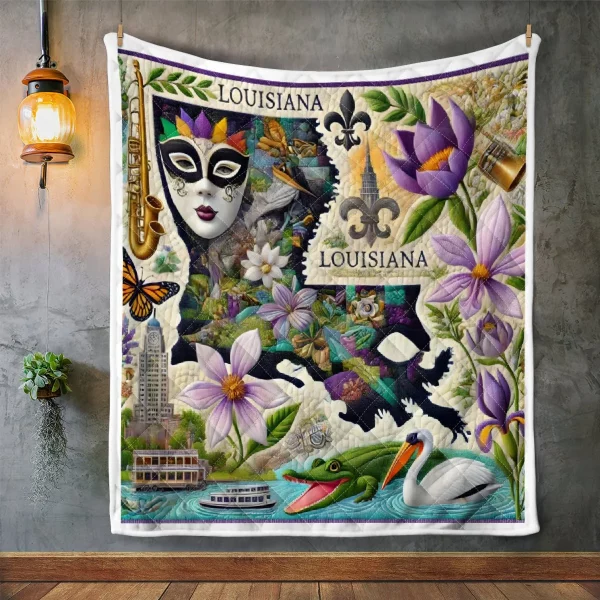 Best Louisiana Design Quilt LA37 - Image 2