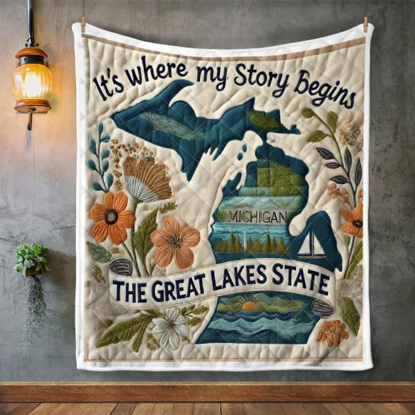 Best Michigan Design Quilt MCG49 - Image 2