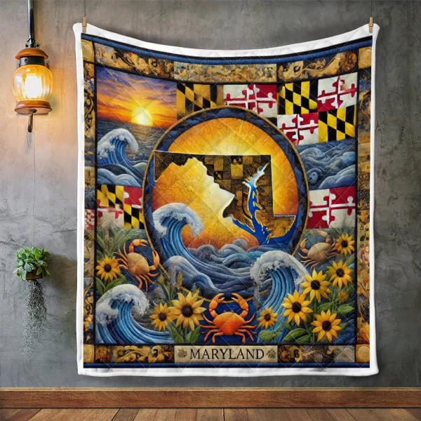 Best Maryland Design Quilt MD73 - Image 2