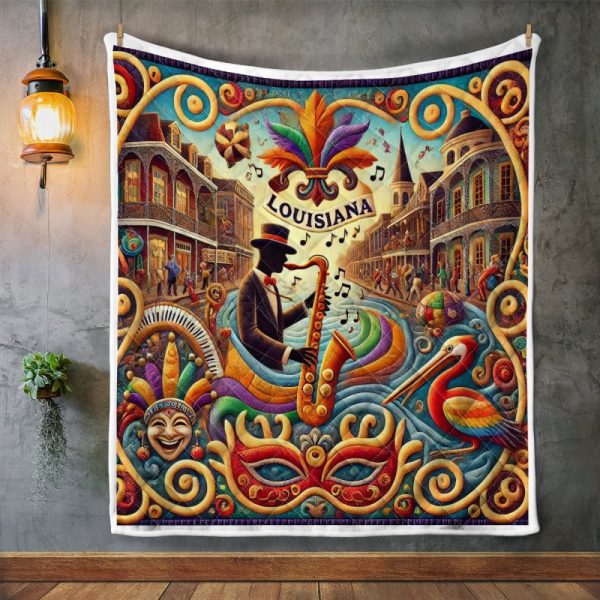 Best Louisiana Design Quilt LA09 - Image 2