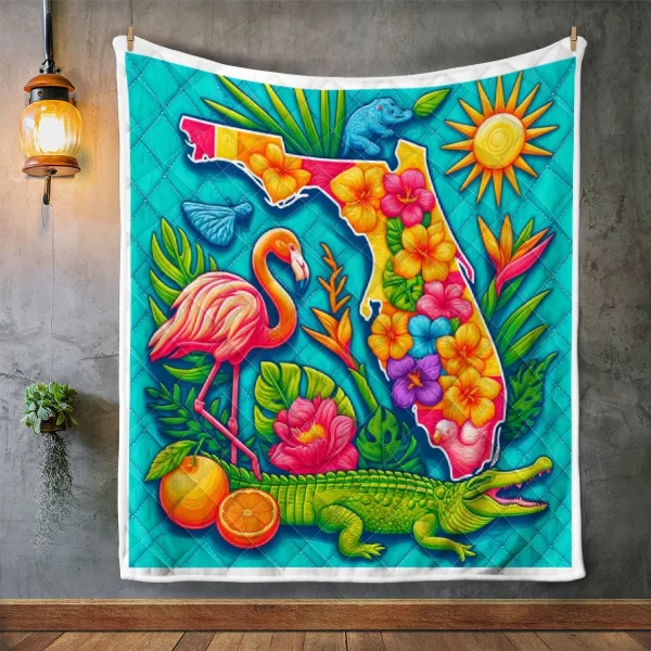 Best Florida Design Quilt FL100 - Image 2
