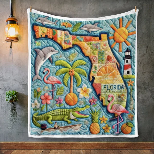 Best Florida Design Quilt FL95 - Image 2