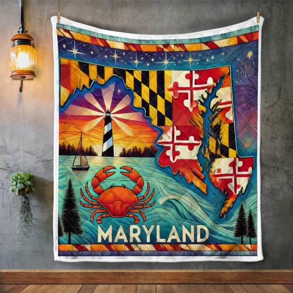 Best Maryland Design Quilt MD22 - Image 2