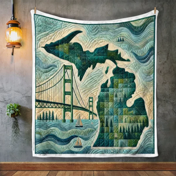 Best Michigan Design Quilt MCG42 - Image 2