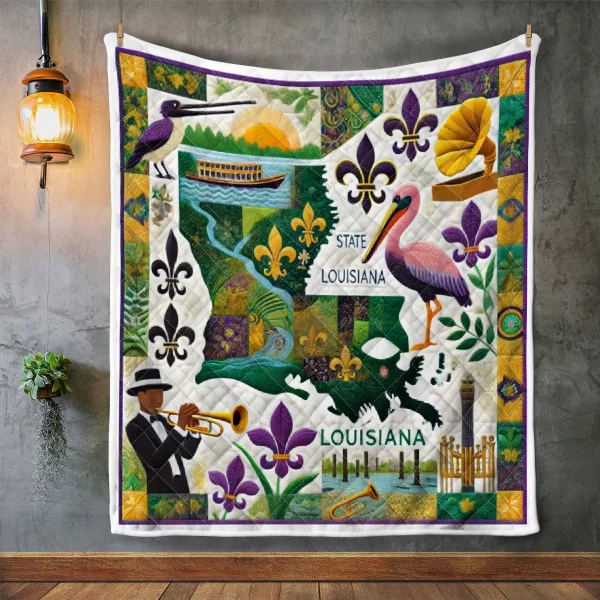 Best Louisiana Design Quilt LA24 - Image 2