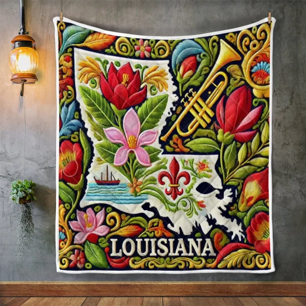 Best Louisiana Design Quilt LA05 - Image 2