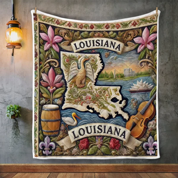 Best Louisiana Design Quilt LA03 - Image 2