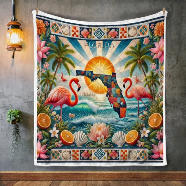 Best Florida Design Quilt FL101 - Image 2