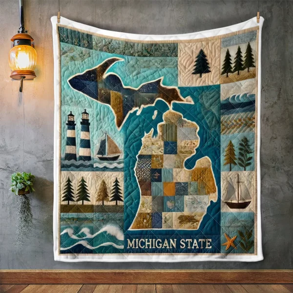Best Michigan Design Quilt MCG20 - Image 2
