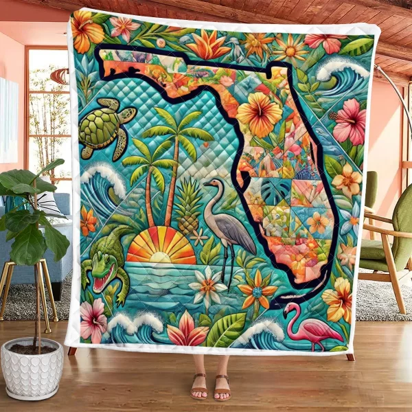 Best Texas Design Quilt FL10 - Image 2
