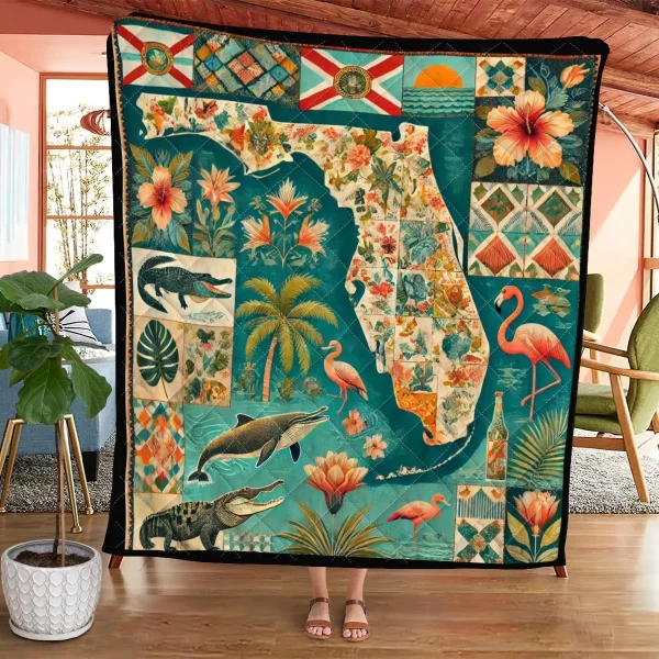 Best Texas Design Quilt FL22 - Image 2