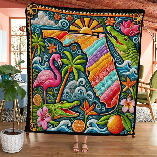Best Texas Design Quilt FL21 - Image 2