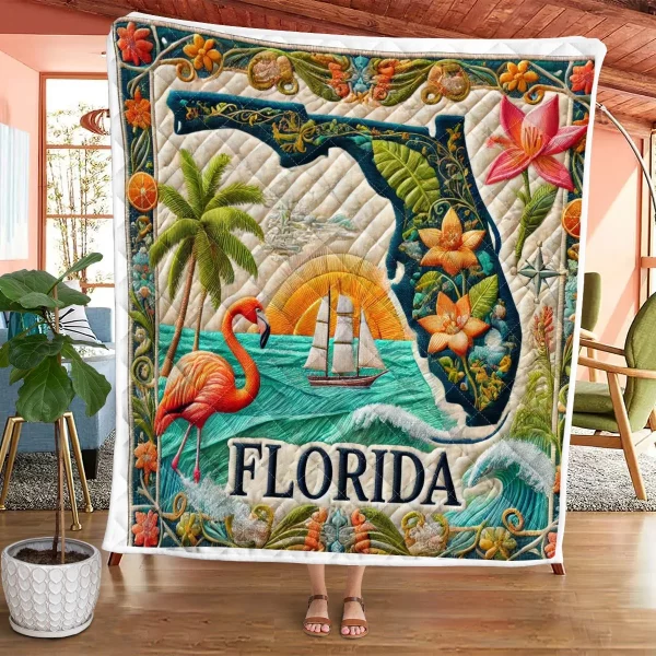 Best Texas Design Quilt FL20 - Image 2