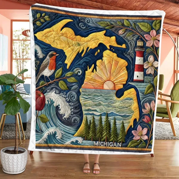 Best Michigan Design Quilt MCG97 - Image 2