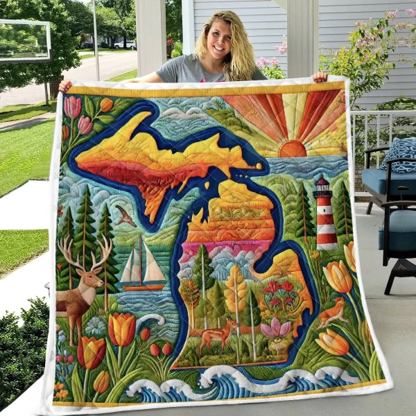 Best Michigan Design Quilt MCG99