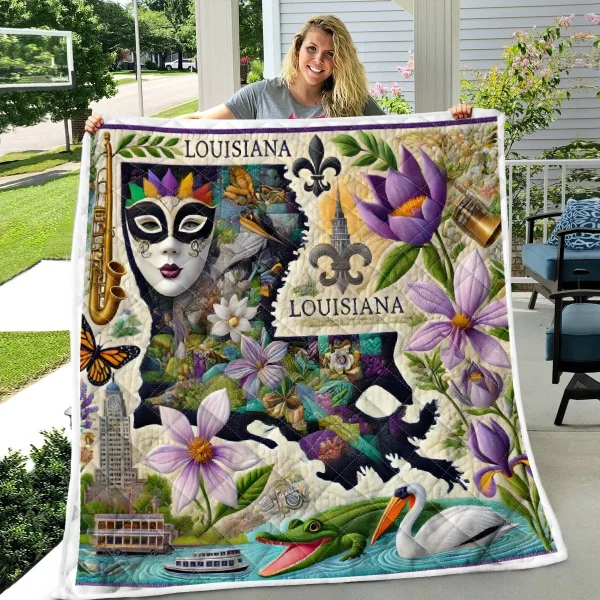 Best Louisiana Design Quilt LA37