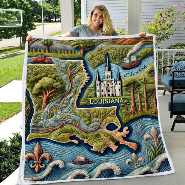 Best Louisiana Design Quilt LA28