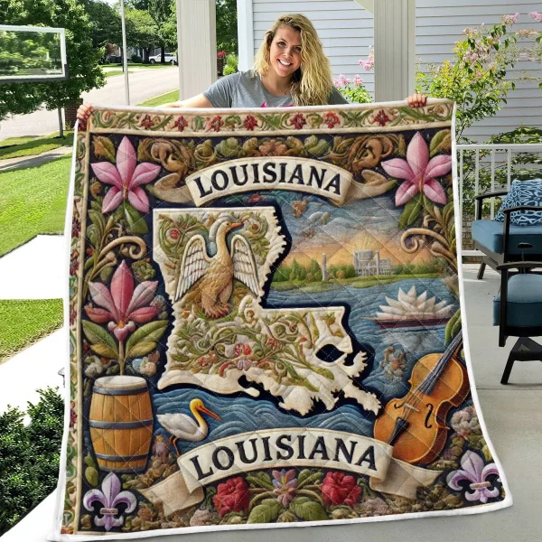Best Louisiana Design Quilt LA03