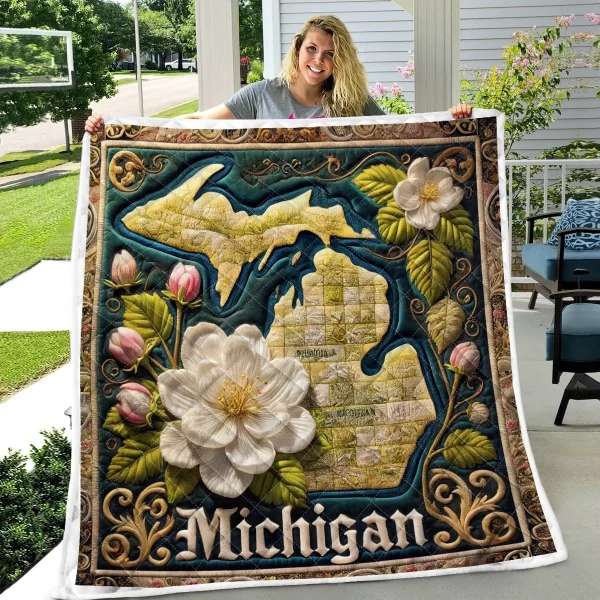 Best Michigan Design Quilt MCG43