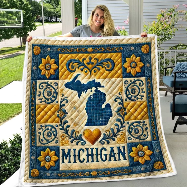 Best Michigan Design Quilt MCG53