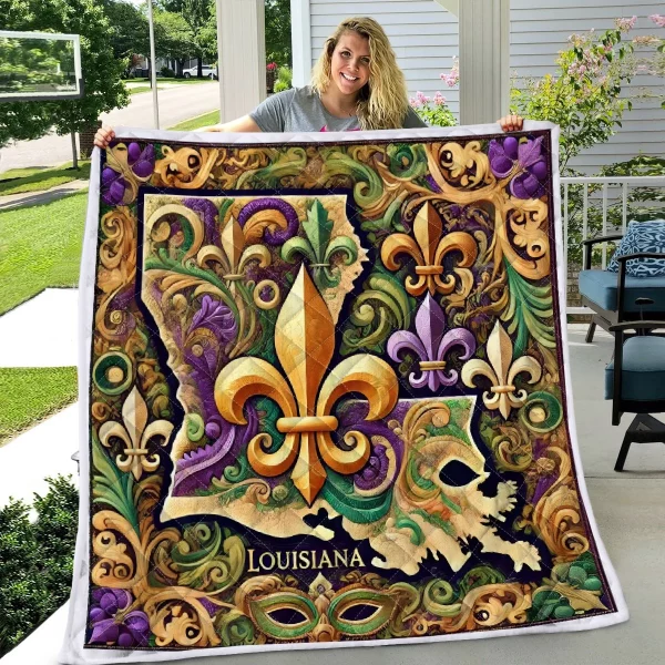 Best Louisiana Design Quilt LA44