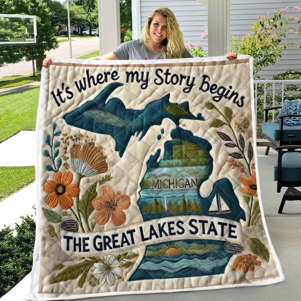 Best Michigan Design Quilt MCG49