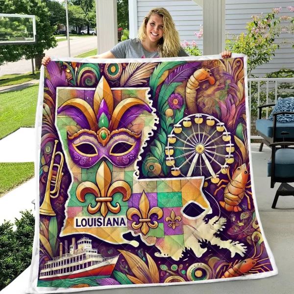 Best Louisiana Design Quilt LA32