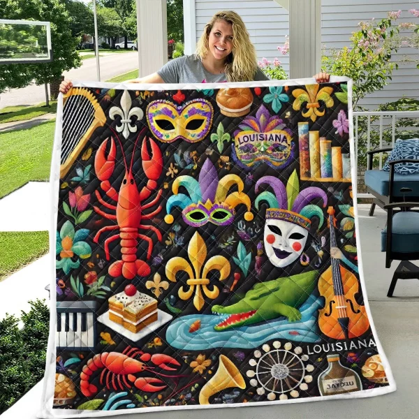 Best Louisiana Design Quilt LA55