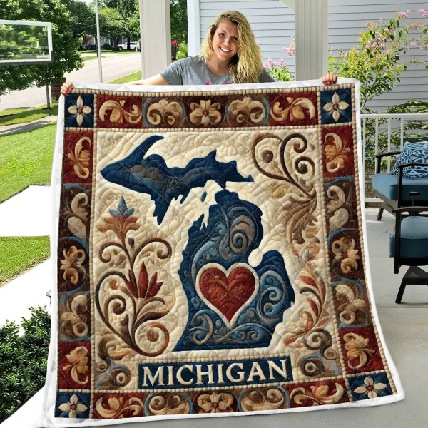Best Michigan Design Quilt MCG44