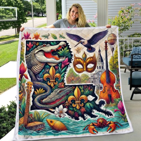 Best Louisiana Design Quilt LA62