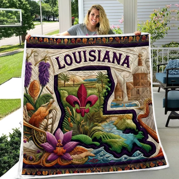 Best Louisiana Design Quilt LA08