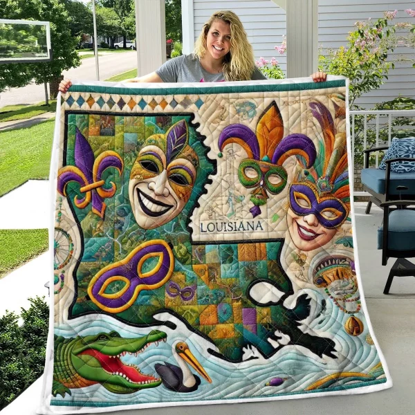 Best Louisiana Design Quilt LA12